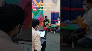 Wireless Cochlear Implant Switch on and Mapping by senior Audiologist at SSHC, Ludhiana, Punjab.