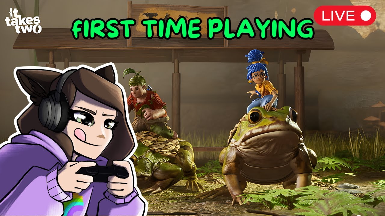 First Time Playing It Takes Two w/ My Boyfriend [LIVE]