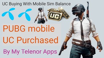 PUBG mobile UC purchase with my Telenor Apps || PUBG UC buying with mobile balance 2024