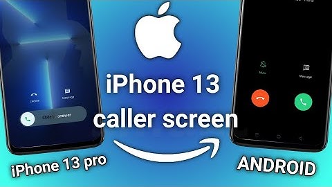 How To Apply iPHONE 13 Pro Caller Screen In Any Android Devices??