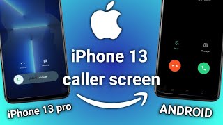 How To Apply iPHONE 13 Pro Caller Screen In Any Android Devices?? screenshot 4