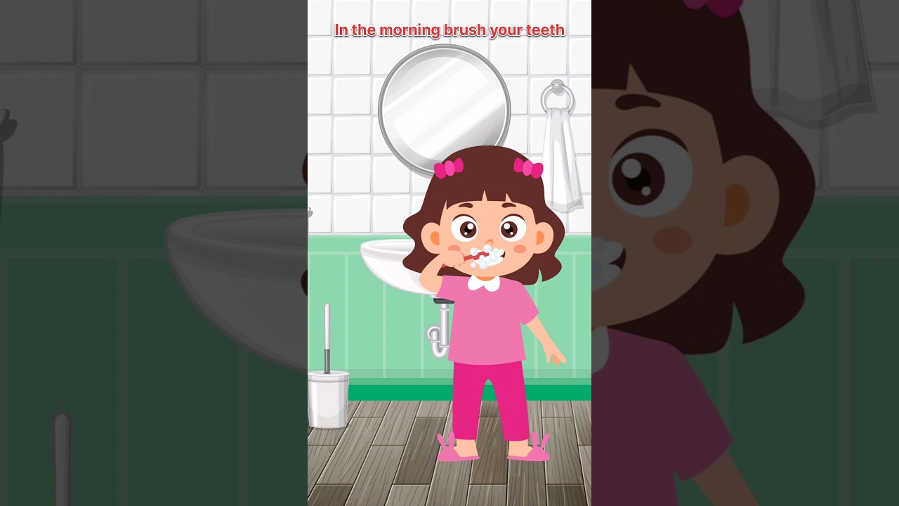ABCD in the morning brush your teeth | #kidssong #nurseryrhymes #abcd #abcdsong