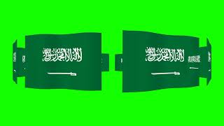 Saudi Arabia Flag green screen video - Saudi Arabia Flag green effect #imransaifi