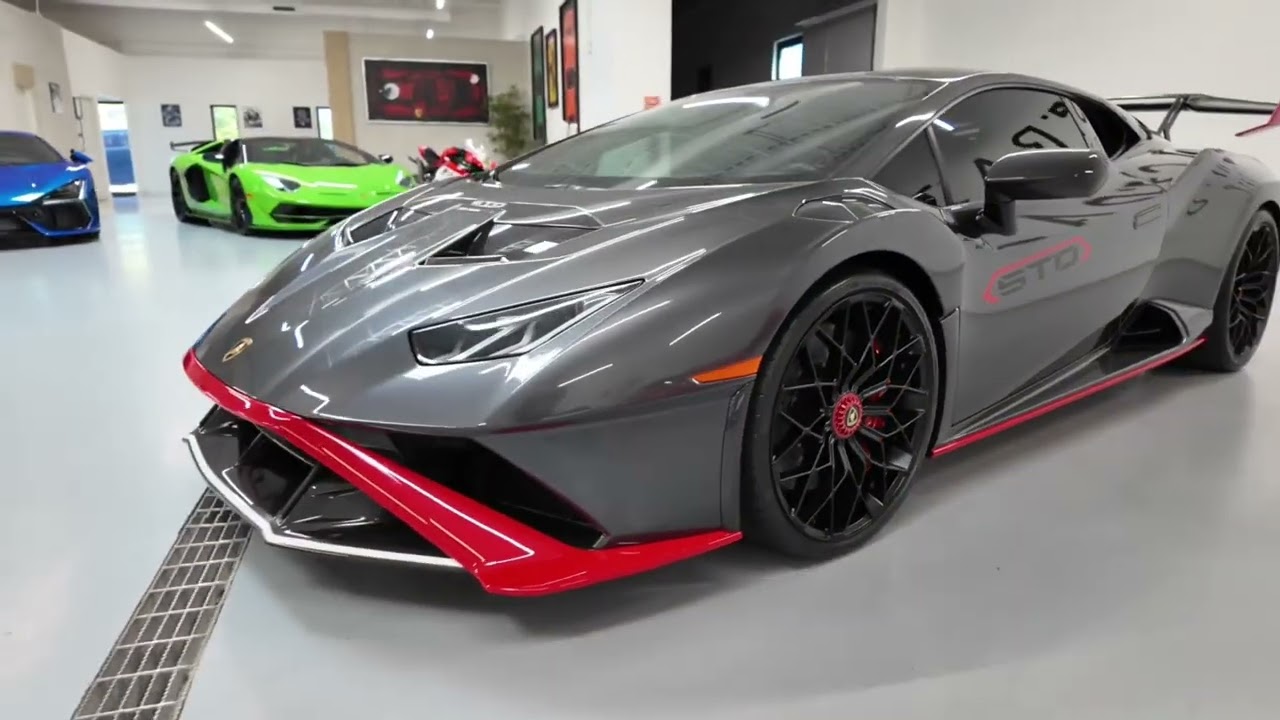 2023 Lamborghini Huracan STO in Grigio Lynx Metallic! 