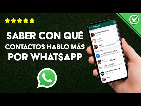 Cómo Saber con Cuáles de mis Contactos Hablo más Frecuente por WhatsApp