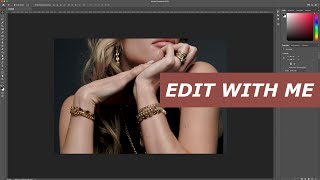 Edit with Me: Retouching in Adobe Photoshop for a Jewelry Brand screenshot 2