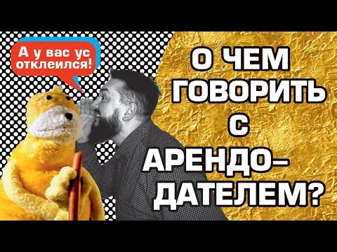 О ЧЕМ ГОВОРИТЬ С АРЕНДОДАТЕЛЕМ