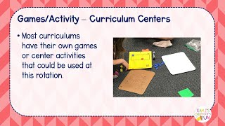 Math Rotations - Part 8 - Games and Activities