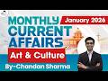 Monthly Current Affairs 2026 | History Art &amp; Culture | January 2026 | UPSC | StudyIQ IAS