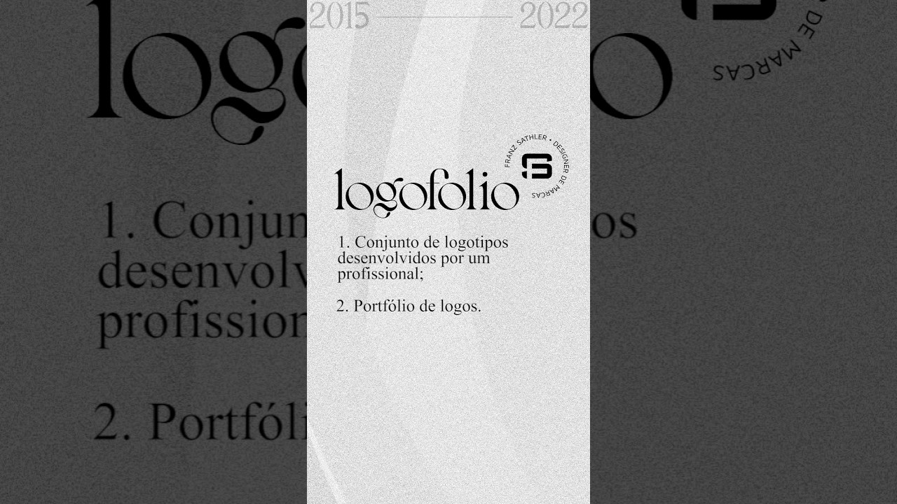 Quantos logotipos você (acha que) viu nesse vídeo? #design #logotipo #logofolio #portfólio