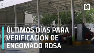 Verificación vehicular 2021: Últimos días para engomado rosa en CDMX - Expreso de la Mañana