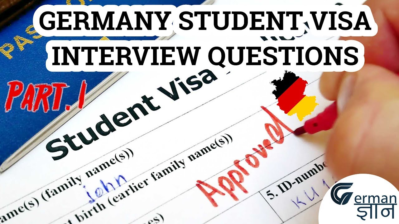 GERMANY STUDENT VISA INTERVIEW QUESTIONS | Part 1| German Gyan - Nidhi ...
