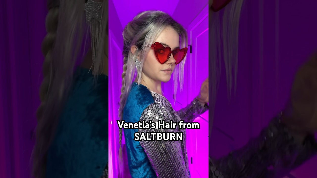 Saltburn’s aesthetic is 🤌🏼✨ obsessing over Venetia’s hair #cosplay #wigs #saltburn