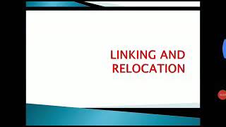 Linking and relocation