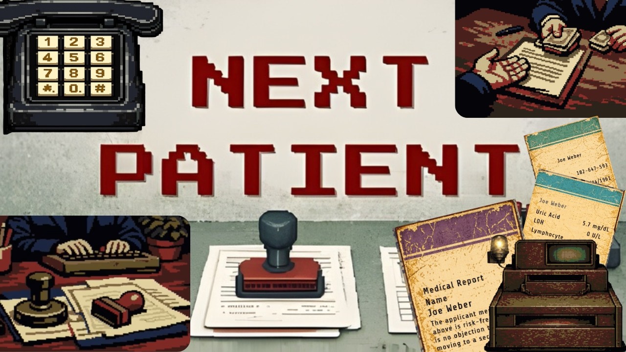 🎮 DEMO Gameplay: Next Patient 🏥 | Pandemic Checkpoint Simulator - YouTube