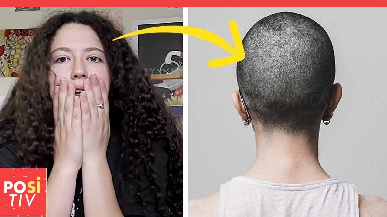 M dchen Rasiert Sich Die Haare Ab Um Sie Zu Spenden YouTube