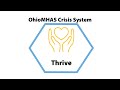 Ohiomhas crisis system  thrive