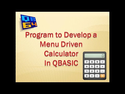 How to Create Calculator in QBasic - Simple Calculator With Input Validation - QB64