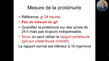 Quel est le taux normal de protéinurie pendant la grossesse ?