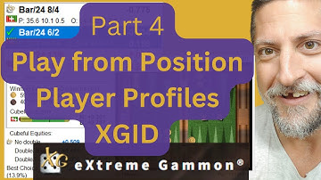 XG Tutorial Part 4 - Playing out a Postion, Player Profiles, and XGIDs