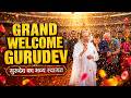 Grand Welcome Gurudev &amp; CM Rekha Gupta Ji Safe Shop