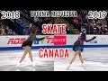 Evgenia Medvedeva Skate Canada 2018 vs 2019 Free Program