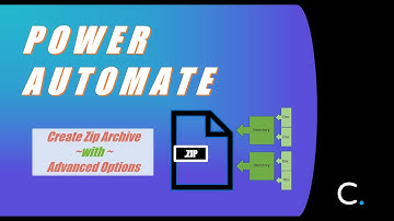 How to Create a Zip Archive with Advanced Options in Power Automate