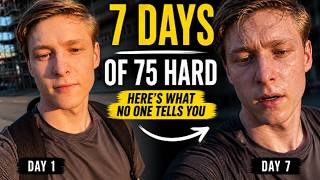 How one week of 75 Hard affected me