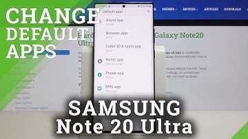 How to Change Default Apps in SAMSUNG Galaxy Note 20 Ultra – Find Default App Section
