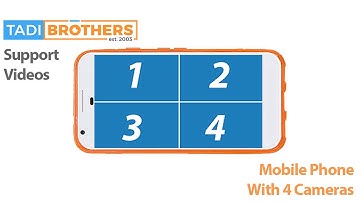 iPhone and Android 4 Backup Camera Rearview System By TadiBrothers