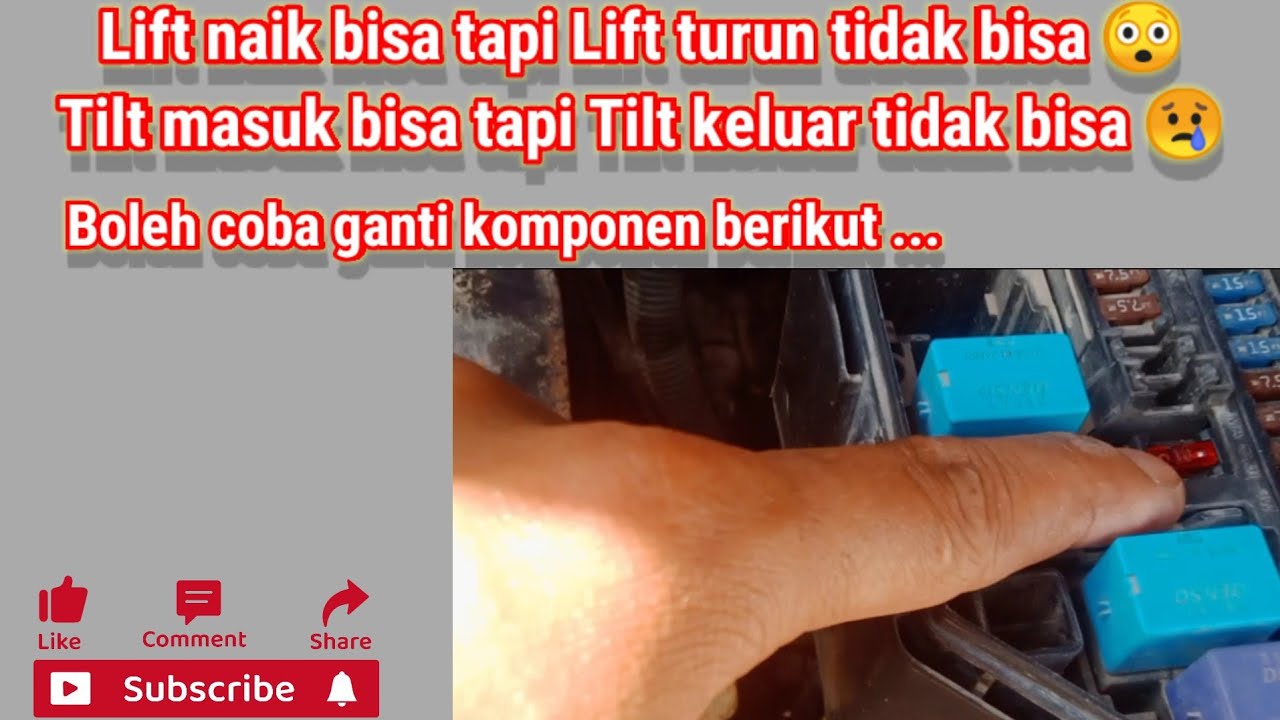 MASUK BISA KELUAR TIDAK BISA !!! Masalah lift dan tilt pada unit forklift Toyota