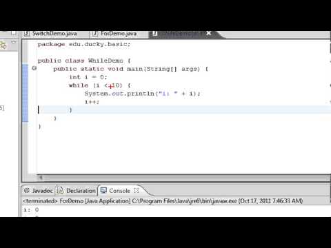 Java cơ bản 16: Cấu trúc While