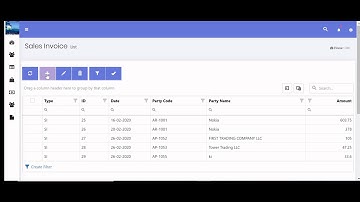 Creating Sales Person Master and Sales Invoice in StackFX ERP