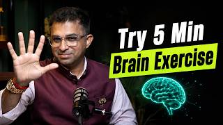 5 Minute Brain Exercise to Improve Focus | Brain Gym Challenge