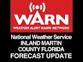 INLAND MARTIN COUNTY FLORIDA FORECAST - UPDATE