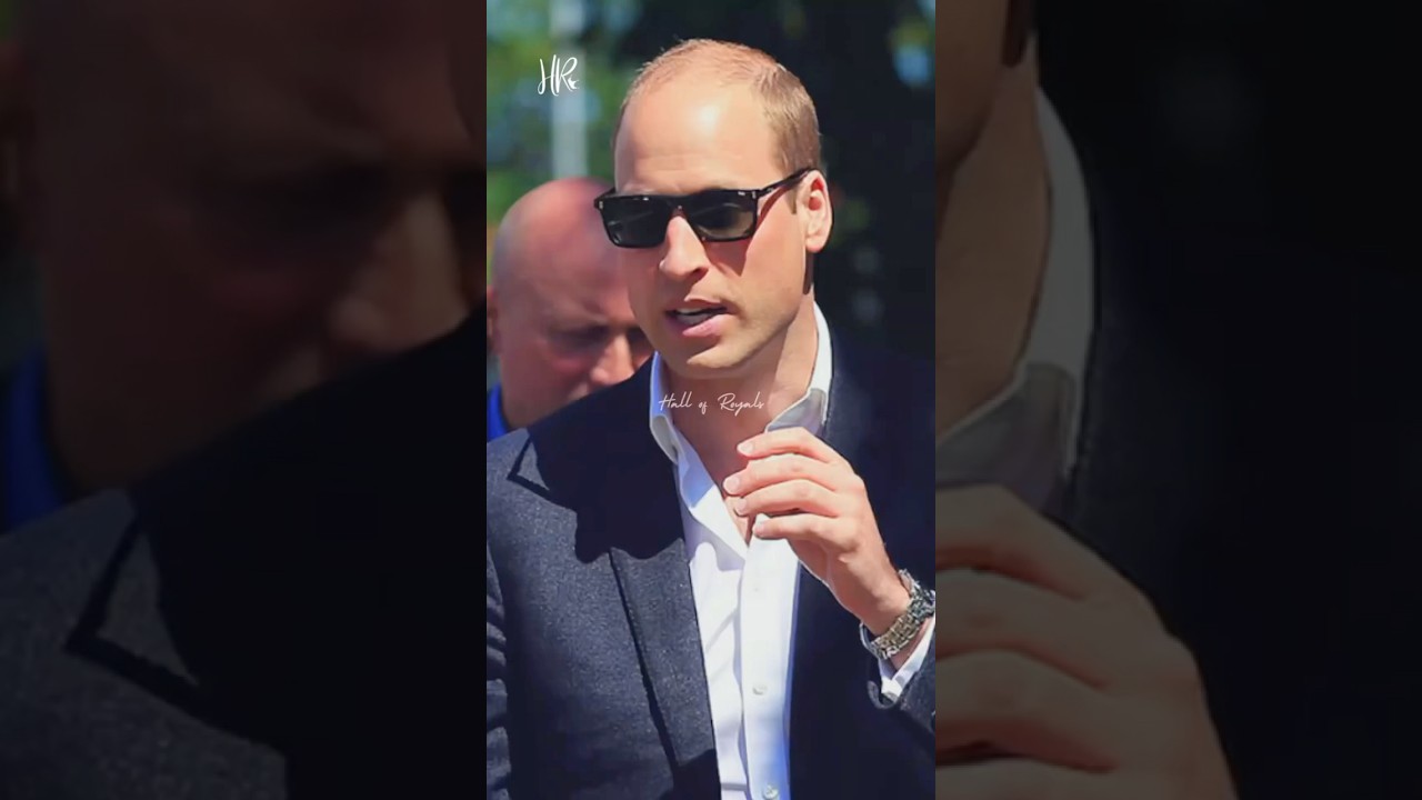 A moment of silence for Prince William serving looks.👑🕶️