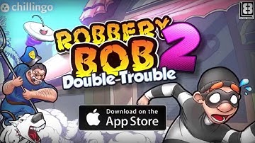 Robbery Bob 2 - Double Trouble - Level Eight AB Chapter 2 Level 13-14 (Perfect 3 Stars) Walkthrough