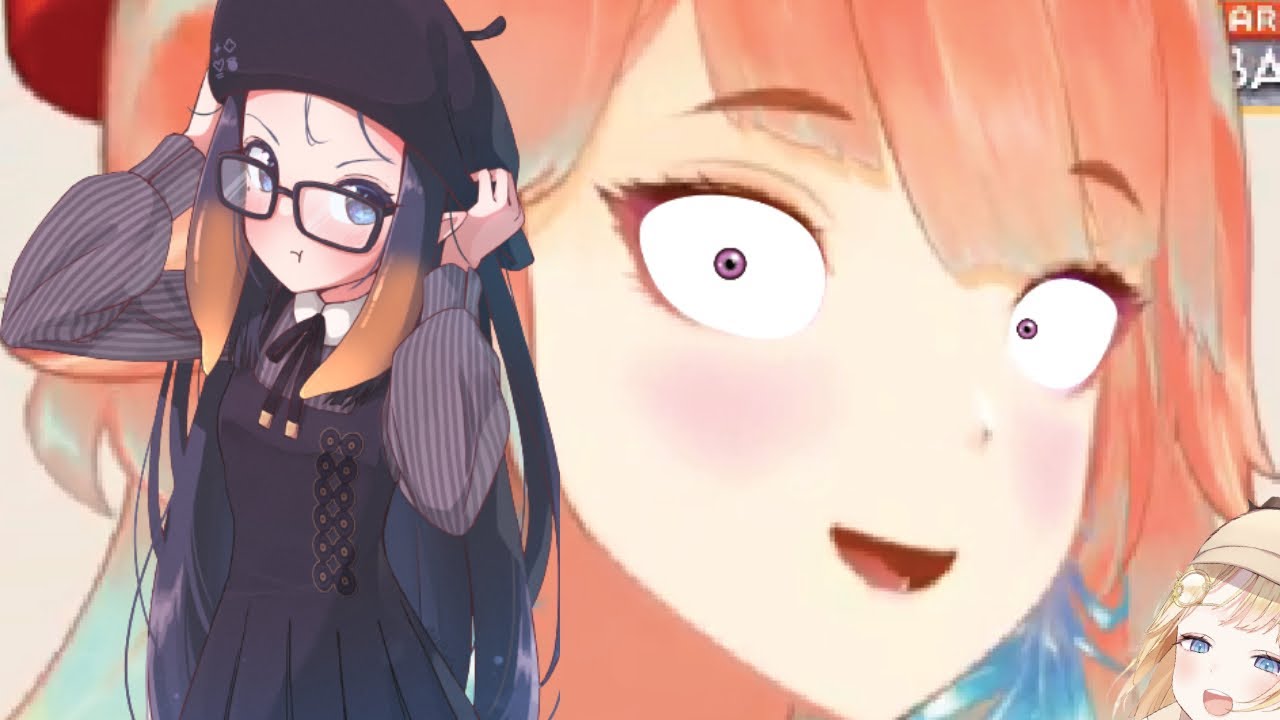 Ina Oversleeps, So Kiara Goes Insane On Stream  (feat. Ame)【Takanashi Kiara / Hololive EN】