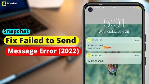 How To Fix Snapchat Failed To Send | Snapchat Failed To Send Error Solve |Failed To Send On Snapchat