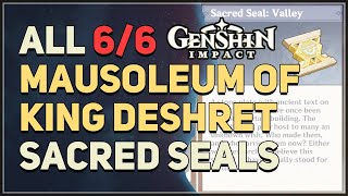All Sacred Seals Mausoleum of King Deshret Genshin Impact screenshot 1