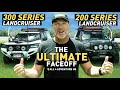  lc300 v lc200  australias toughest 4x4 tourers tested