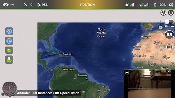 Litchi running on DJI Smart controller with Google Maps