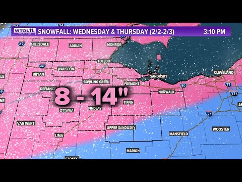 WTOL 11 Winter Storm LIVE Update | Wednesday at 7:35 p.m. - YouTube