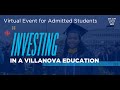 Investing in a villanova education