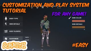 How To Make a Customization System for Any Game In Scratch! #easy