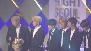 seoul music awards 2017 BTS Album of the year Speech