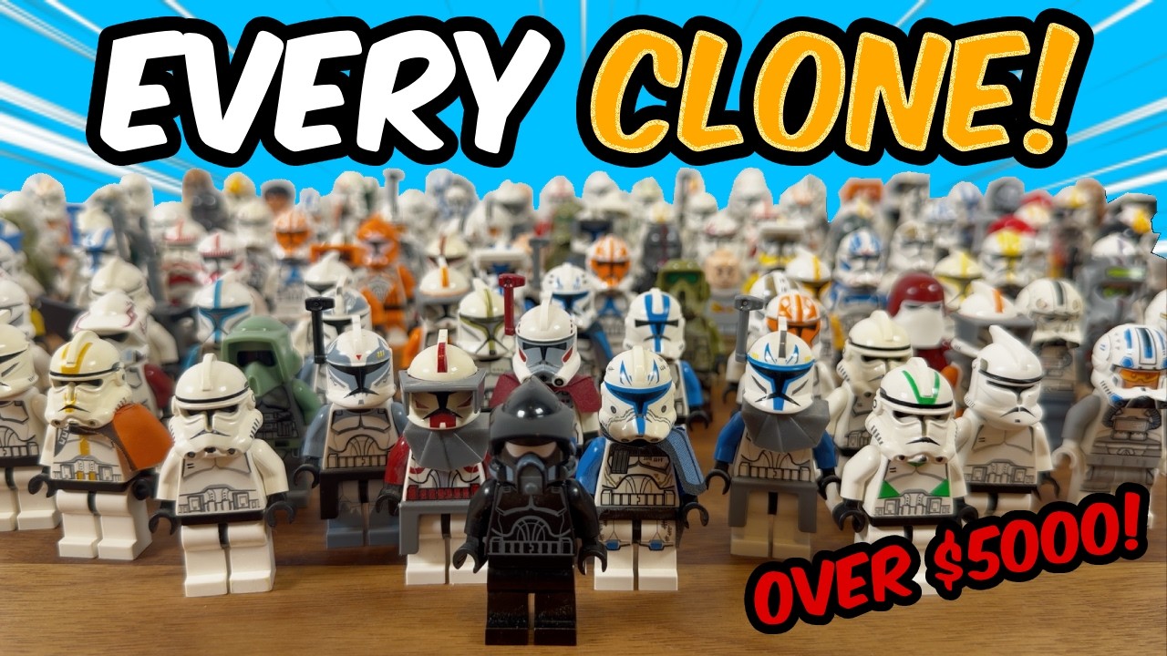 I Collected Every LEGO Star Wars Clone Trooper