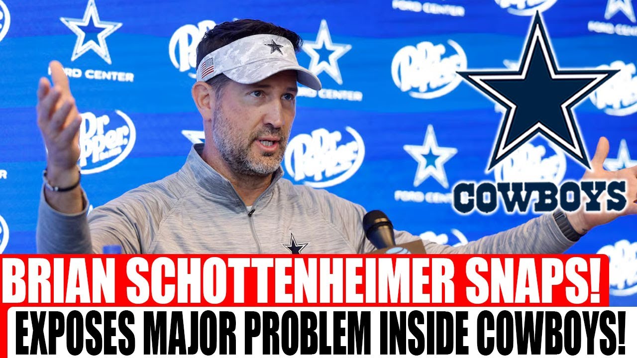 Cowboys Shock: Brian Schottenheimer Snaps and Exposes Major Issue Inside the Team!