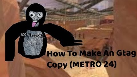 How To Make An Gtag Copy | Gorilla Tag Copy | GTCH | Metro 24 Project
