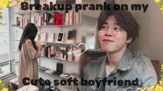 Break up prank on my cute soft boyfriend *gone wrong* //JIMIN FF// screenshot 5